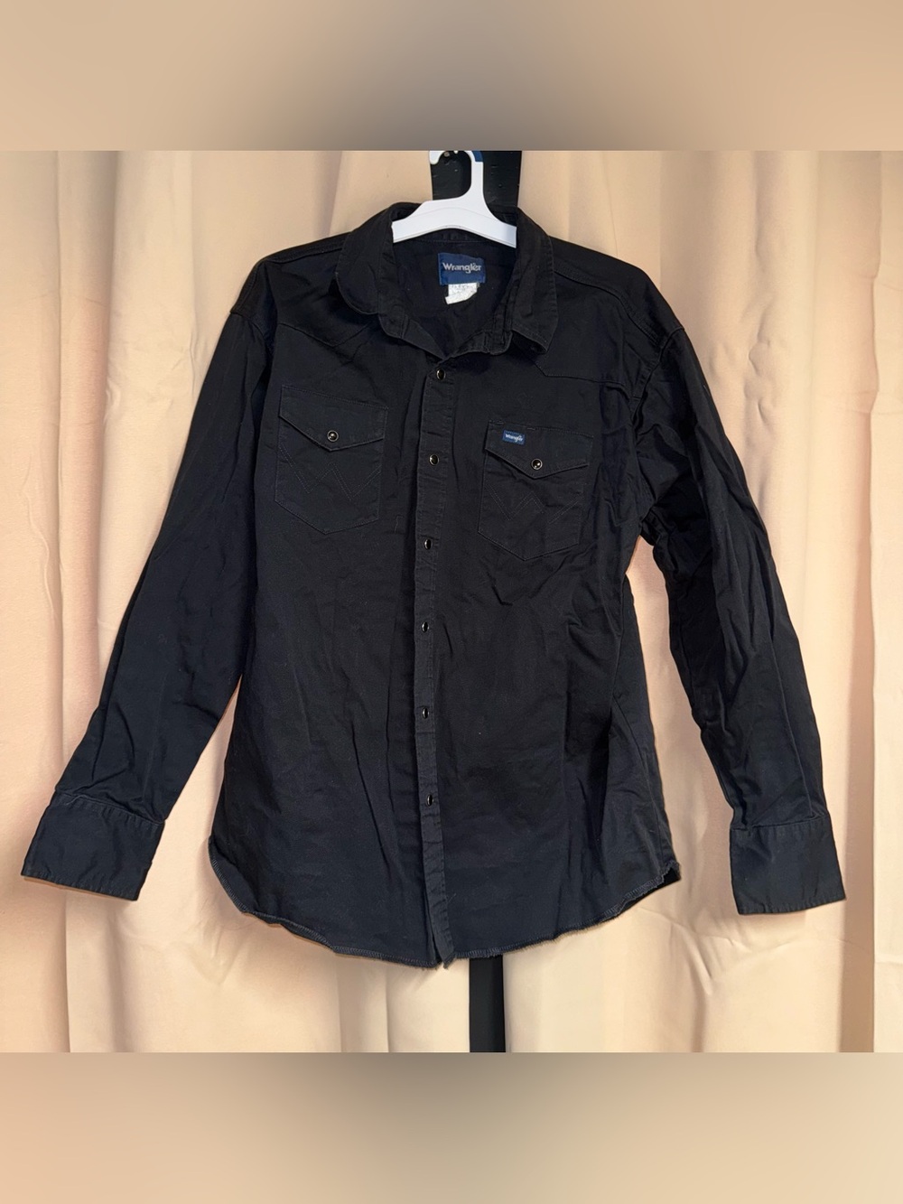 wrangler button down dress shirt
